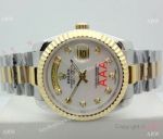High Quality Rolex Day-Date 36mm Watches Two Tone Presidential White MOP Dial